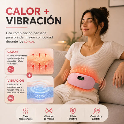 Cinturón Masajeador Térmico para Cólicos