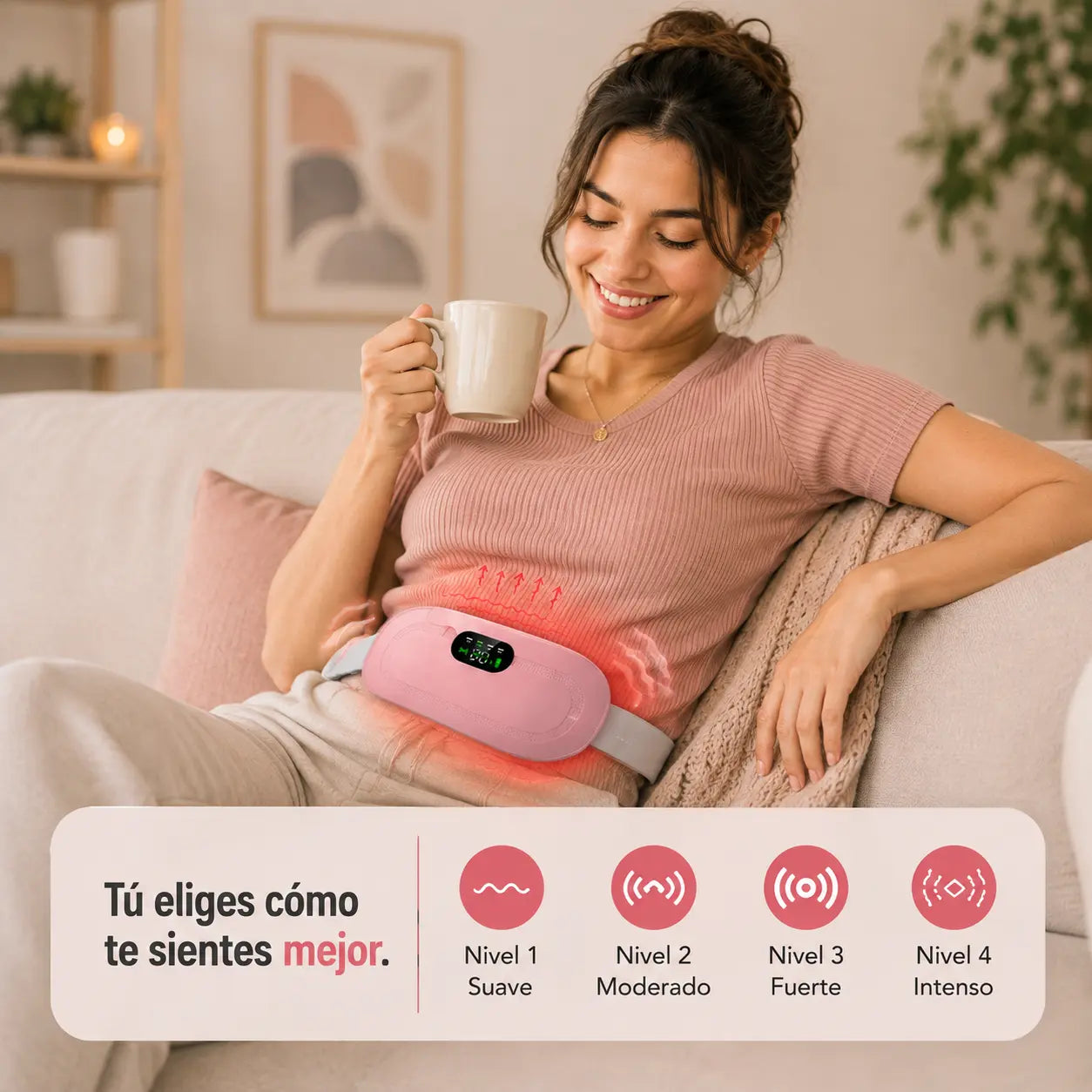 Cinturón Térmico para Cólicos Menstruales