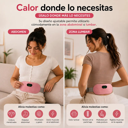 Cinturón Masajeador Térmico para Cólicos